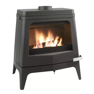 POÊLE À BOISFONTE 8KW TORON 50 ANTHRACITE DEVILLE