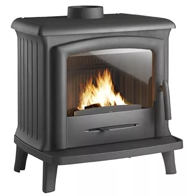 POÊLE À BOIS FONTE 6 KW NORIK INVICTA