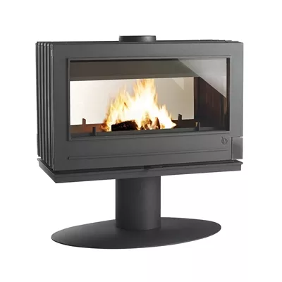 POELE BOIS 12 KW NELSON DOUBLE FACE INVICTA
