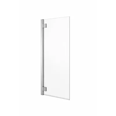 VOLET PIVOTANT DOMAO VERRE CLAIR CHARNIÈRE CHROME