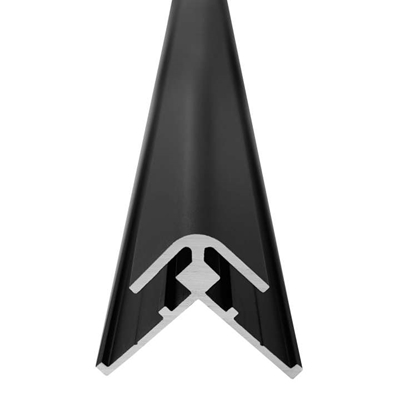 PROFILE D'ANGLE EXTERIEUR NOIR POUR VIPANEL H2.55M