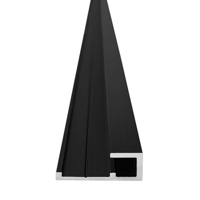 PROFILE DE FINITION NOIR POUR VIPANEL H2.55M