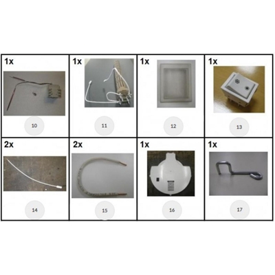 KIT ÉLECTRIQUE 2200W TOUS COURANTS POUR CONFORTO VERTICAL MURAL
