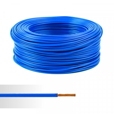 FIL SOUPLE HO5 V-K Ø 0,75MM² BLEU FONCE RAL 5010