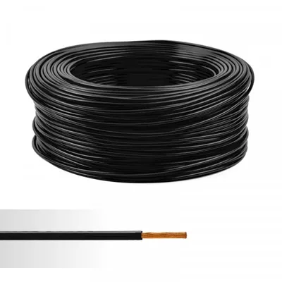 FIL SOUPLE HO7 V-K  Ø70MM² NOIR AU ML