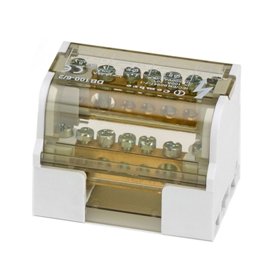 REPARTITEUR BIPOLAIRE 100A 6 SORTIES
