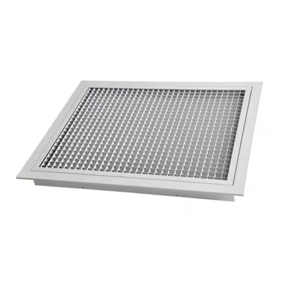 GRILLE DE REPRISE PORTE-FILTRE À AILLETTES DROITES