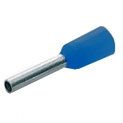 EMBOUT DE CABLAGE 0,75 MM² SIMPLE LONGUEUR 8 MM BLEU
