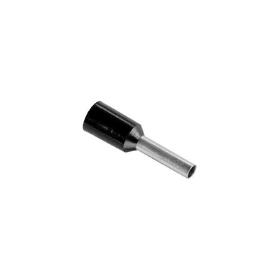 EMBOUT DE CABLAGE 1,5 MM² SIMPLE LONGUEUR 8 MM NOIR