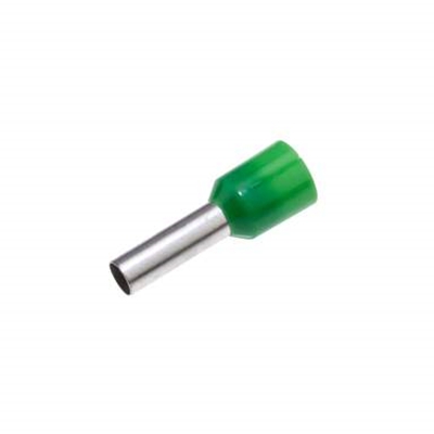 EMBOUT DE CABLAGE 6 MM² SIMPLE LONGUEUR 12 MM VERT