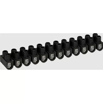 BARRETTE ACIER NOIRE10 MM²