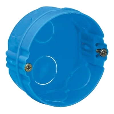BOITE RONDE A SCELLER DIAM:67MM PROF:30MM POUR VIS/GRIFFES