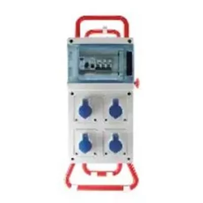 COFFRET DE CHANTIER MONO 4PC 2P+T AVEC SUPPORT