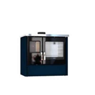 CUISINIERE A BOIS MELISSE 90 BLEU NUIT DEVILLE