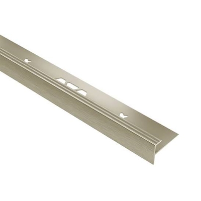 PROFILE NEZ ESCALIER VINPRO-STEP H5MM L2.50M ALU TITANE ANODISE BROSSE