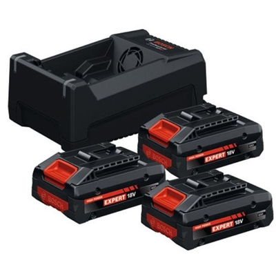 PACK DE 3 BATTERIES 18V 4.0AH EXPERT + CHARGEUR GAL 12V/18V-