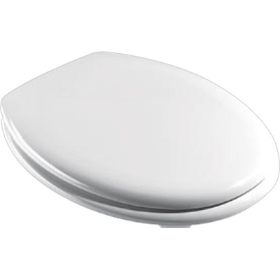 ABATTANT RD'2 DOUBLE BLANC CHARNIERES INOX
