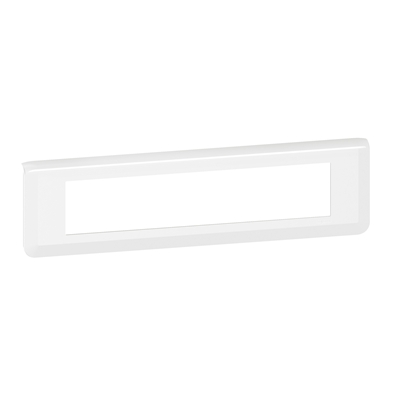 PLAQUE DE FINITION HORIZONTALE MOSAIC POUR 10 MODULES BLANC