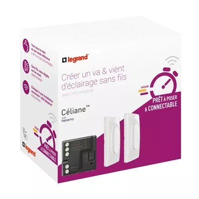 PRET-A-POSER CELIANE CREER UN VA-ET-VIENT, MICROMODULE+2CDES SS FILS - BLANC