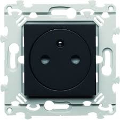 PRISE DE COURANT AFFLEURANTE 2P+T ANTHRACITE ESSENSYA