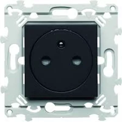 PRISE DE COURANT  AFFLEURANTE 2P+T ANTHRACITE ESSENSYA