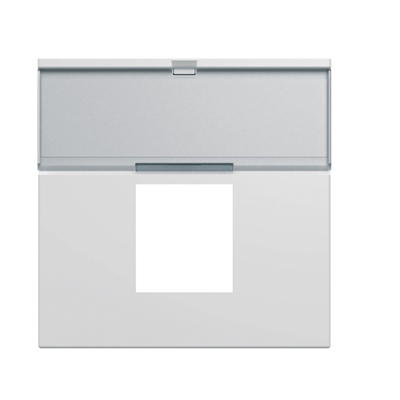 ENJOLIVEUR PRISE RJ45 GALLERY AVEC PORTE-ETIQUETTE 2 MODULES PURE
