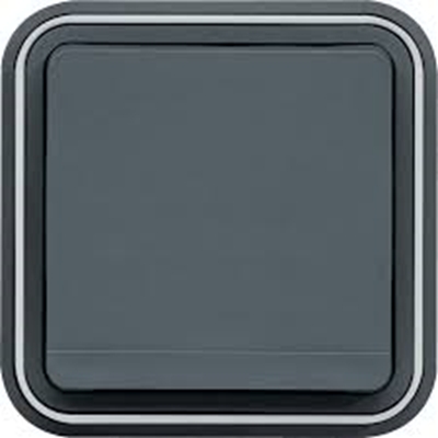 CUBYKO PC 2P+T ENCASTRE GRIS