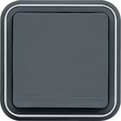 CUBYKO PC 2P+T ENCASTRE GRIS