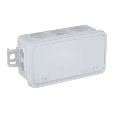 BOITE DE DERIVATION PLEXO RECTANGULAIRE 80X43X34MM