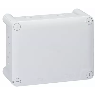 BOITE DE DERIVATION RECTANGULAIRE POUR PRESSE-ETOUPE PLEXO GRIS - 155X110X74MM