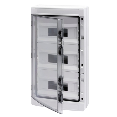 COFFRET MODULAIRE ETANCHE IP65 GRIS 36 MODULES (12X3)