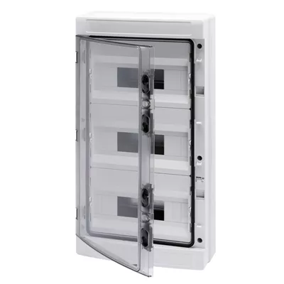 COFFRET MODULAIRE ETANCHE IP65 GRIS 36 MODULES (12X3)