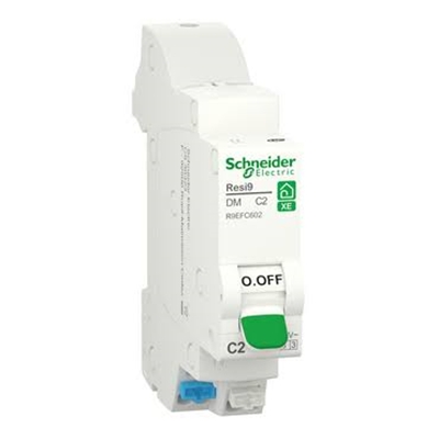 R9EFD610 RESI9 XE - DISJONCTEUR MODULAIRE - 1P+N - 10A - COURBE D - EMBROCHABLE