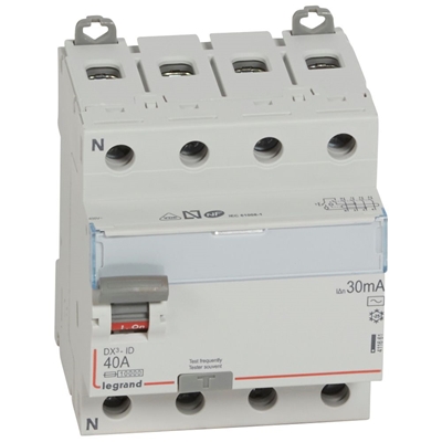 INTER DIFF DX³-ID HAUT/BAS VIS 4P TYPE AC 30MA  400V