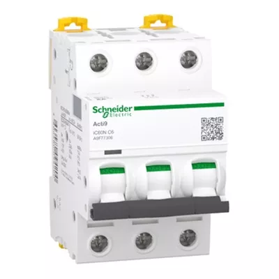 DISJONCTEUR IC60N TRIPOLAIRE 3P 10KA COURBES C 6A MERLIN