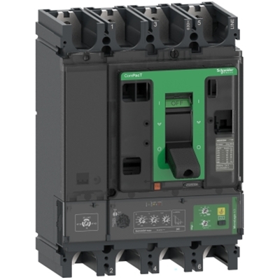 COMPACT NSX400F - DISJONCTEUR VIGI - MICROLOGIC 4.3AB 400A - 4P4D - 36KA - FIXE