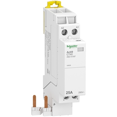 ACTI9 IDT40 CT - CONTACTEUR RACCORDEMENT RAPIDE - 25A 2P CONTACT 2F - 2