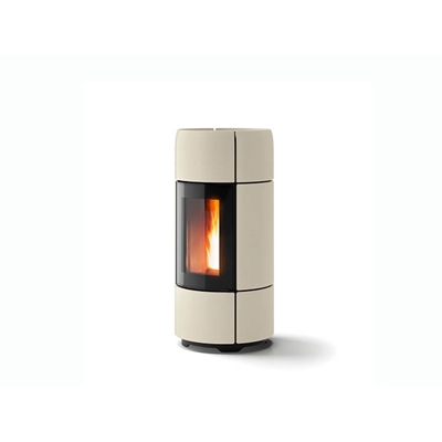 HABILLAGE WARM GREY CERAMIC POUR POELE CURVE