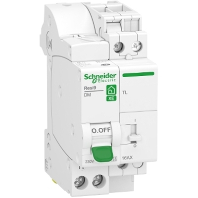 RESI9 XE - COMBINÉ DISJ+TÉLÉRUPTEUR - 1P+N - 16A - COURBE C - EMBROCHABLE