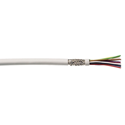 LIYCY 3X0.75 CABLE GRIS BLINDE PAR TRESSE 3X0.75MM²