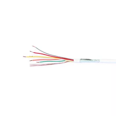 FILS ALARME 6X0.22 AE BLANC TOURET