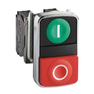 BOUTON DOUBLE TOUCHE METAL