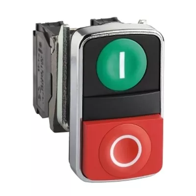 BOUTON DOUBLE TOUCHE METAL