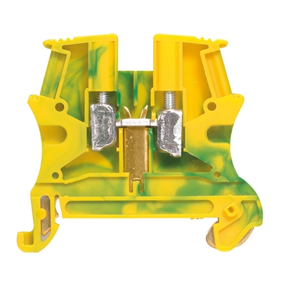 BLOC JONC VIKING 3 A VIS - 1 JONCTION - 1ENTREE/1 SORTIE - VERT/JAUNE - PAS 12