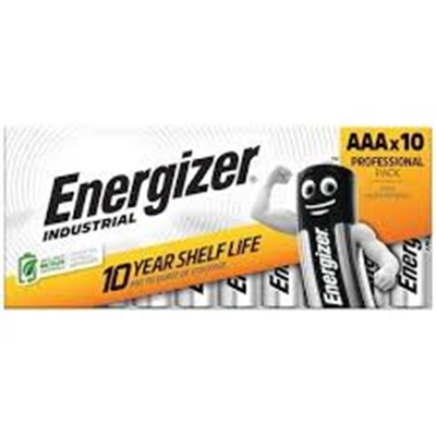 PILE AAA LR03 1.5V ALCALINE INDUSTRIAL ENERGIZER B10