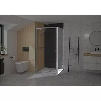 SUPRA PORTE PIVOTANTE 120CM CHROME TRANSPARENT