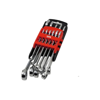 CLÉ MIXTE EXTRA-FINE DE 6 À 19 MM SUR RATELIER