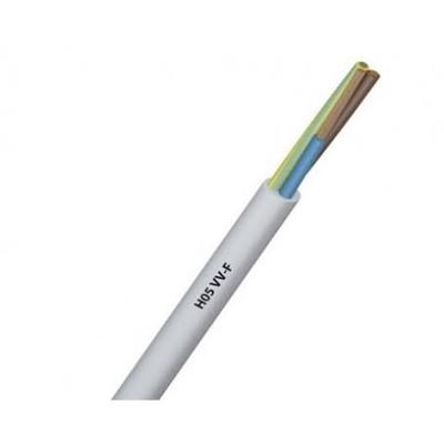 CÂBLE SOUPLE H05 VV-F AVEC FIL DE TERRE AU ML