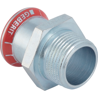 Raccord Geberit Mapress Acier Carbone avec filetage mâle