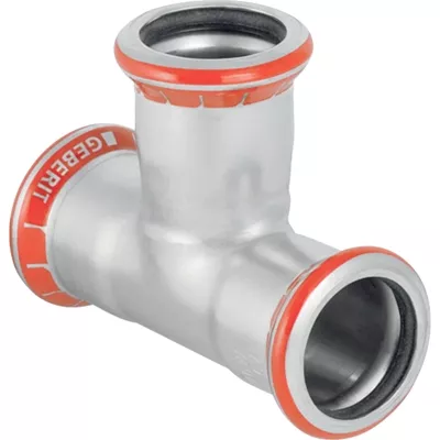 Té égal Geberit Mapress Acier Carbone